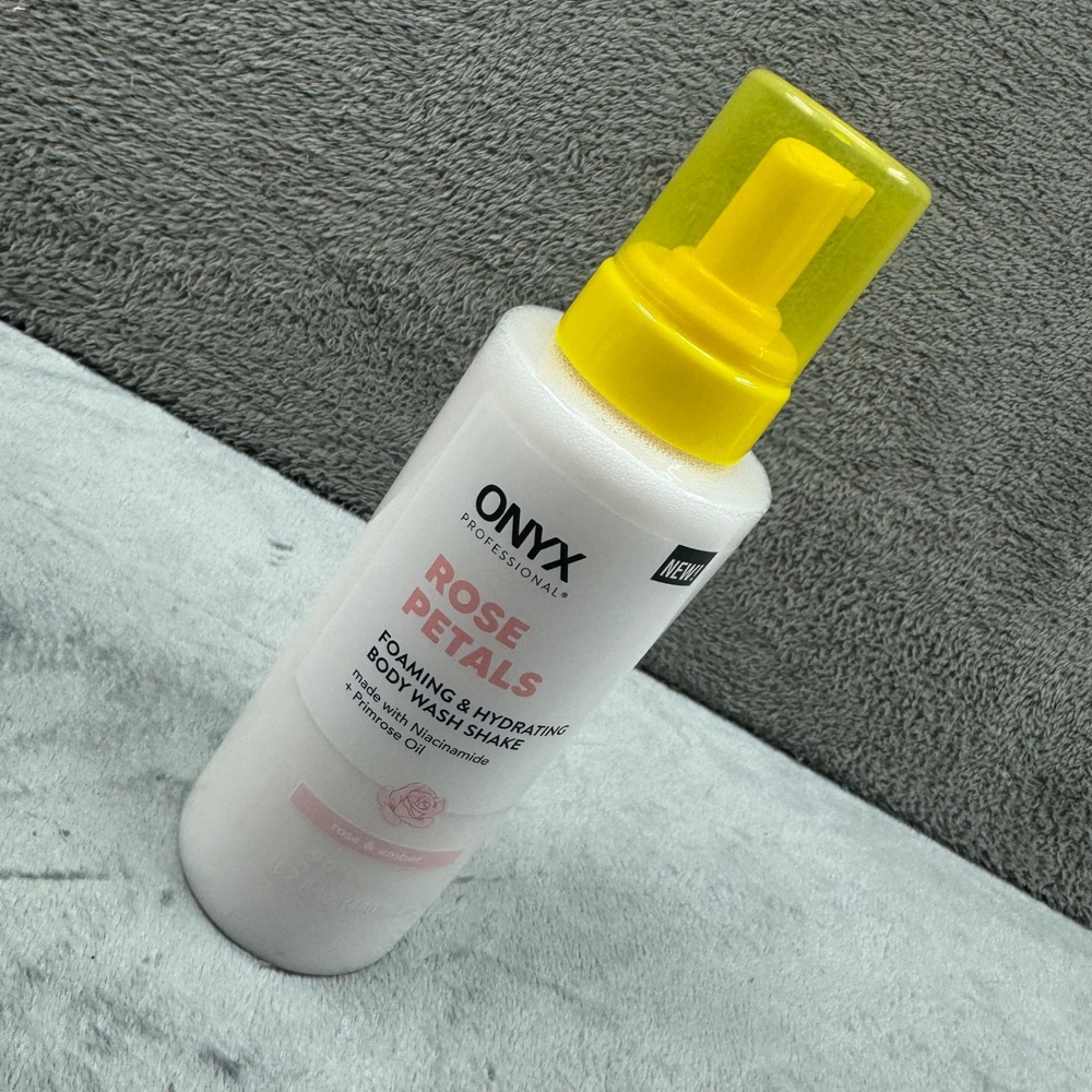 Onyx Professional Body‎ Wash Shake Unisex 16.2oz Pink New Rose Petals Hydrating